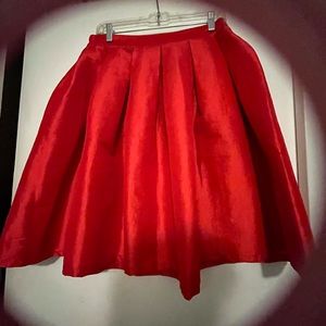 New Aline Red Chicwish Skirt